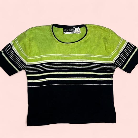 Vintage lime green and navy - Picture 1 of 4